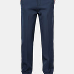 Warm Fleece-Lined Slim Fit Tapered Cropped Trousers