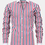 Long Sleeve Stripe Button Up Winchester Shirt & Slim Fit Tapered Trousers