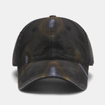 Gradient Pattern Washed Baseball Cap