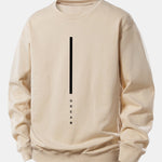 Dream Stripe Print Relax Fit Sweatshirt