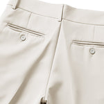 Slim Fit Tapered Cropped Trousers