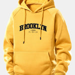 Brooklyn Print Drawstring Hoodie
