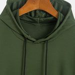 Athletic Mesh Kangaroo Pocket Hooded T-Shirt