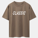 Classic Print Drop Shoulder Oversize T-Shirt