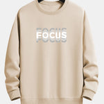Focus Print Relax Fit Sweatshirt