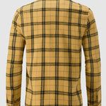 Men's Plaid Loose Fit Casual Long Sleeve Shirt