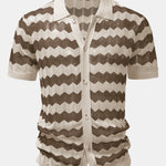 Wave Crochet Shirt