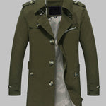 Men's slim fit side pocket casual single breasted jacket
