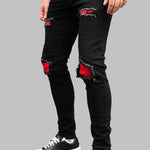 Men's ripped contrast denim  Jeans