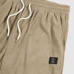 Men's Corduroy Solid Color Elastic Waist Drawstring Casual Pants