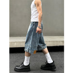 ã€�Your pants are on backwardsã€‘Denim Shorts