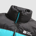 Men's Two-color stand collar zipper Ultralight Down Jacket