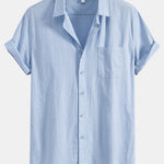 Linen Pocket Button Up Shirt