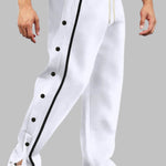 Men's loose straight casual drawstring pants