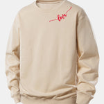 Love Print Relax Fit Sweatshirt