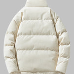 Men's corduroy thickened stand collar Puffer Jacket
