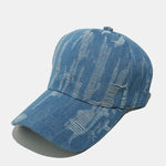 Vintage Distressed Denim Baseball Cap