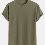 Solid Textured T-Shirt