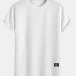 Checkerboard Jacquard Arc Hem T-Shirt & Checkerboard Jacquard Shorts