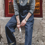 Retro Denim Overalls