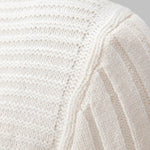 Men's Geometric Twist Slim Stand Collar Sweater