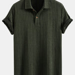 Wheat Ear Jacquard Polo Shirt
