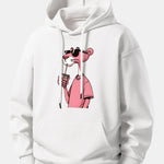 Pink Panther Print Relax Fit Hoodie