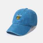 PEW PEW MADAFAKAS Chicken Pattern Casual Washed Cotton Baseball Cap