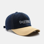 California Embroidery Denim Cotton Baseball Cap