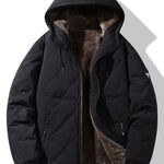Faux Fur Lined Hooded Quilted Jacket