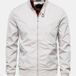 Stand Collar Zip Up Jacket