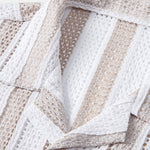 Striped Mesh Cuban Shirt & Linen Drawstring Shorts