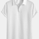 Geometric Diamond Jacquard Polo & Shorts