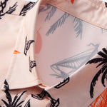 Island Print Button Up Shirt