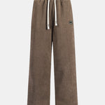 Teddy Fleece Lined Straight Leg Corduroy Pants