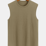 Solid Color Cotton Tank Top