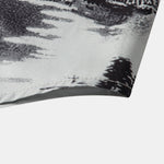 Ink Mountain And River Shirt & Man Mid Length Drawstring Swim Shorts
