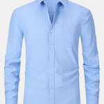 Long Sleeve Pocket Button Up Oxford Shirt