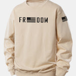 American Freedom Print Relax Fit Sweatshirt