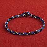 Buddha Stones "May prosperity fill your life" Lucky Multicolored Bracelet