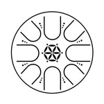 Buddha Stones Steel Tongue Drum Sound Healing Meditation Yoga Drum Kit 8 Note 5 Inch With Carry Bag