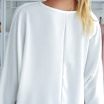 Zeagoo V-Neck Long Sleeve Buckle T-Shirt Plain Shirts Shirt Top Elegant Shirts Casual Slim Fit Basic