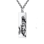 Buddha Stones Tathagata Buddha Strength Protection Amulet Lucky Vintage Style Pendant Necklace