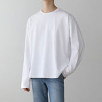 Solid Color Long Sleeve Casual T-Shirt