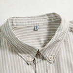 Japanese Striped Loose-fitting Long-sleeved Shirt