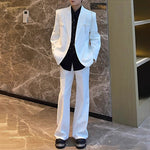 Gypsophila Pearl Necklace Casual Suit Jacket