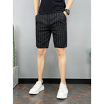 Striped Casual Slim Fit Shorts