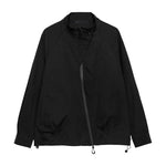 Irregular Neckline Casual Jacket