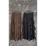 Irregular Ribbon Wide-leg Pants