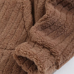 Men's solid color versatile Fleece hooded sweatshirt